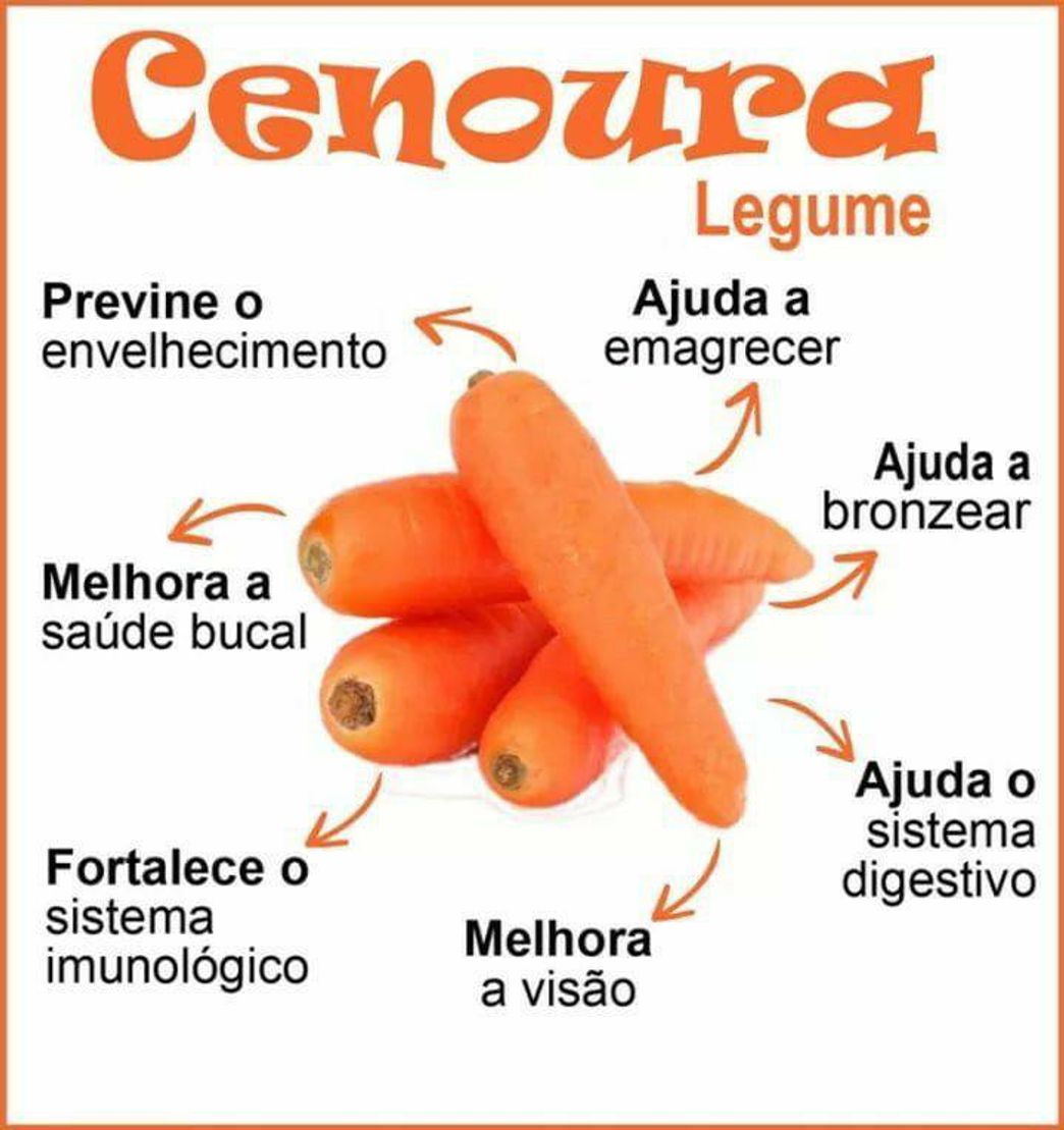 Fashion Benefícios da cenoura para saúde 