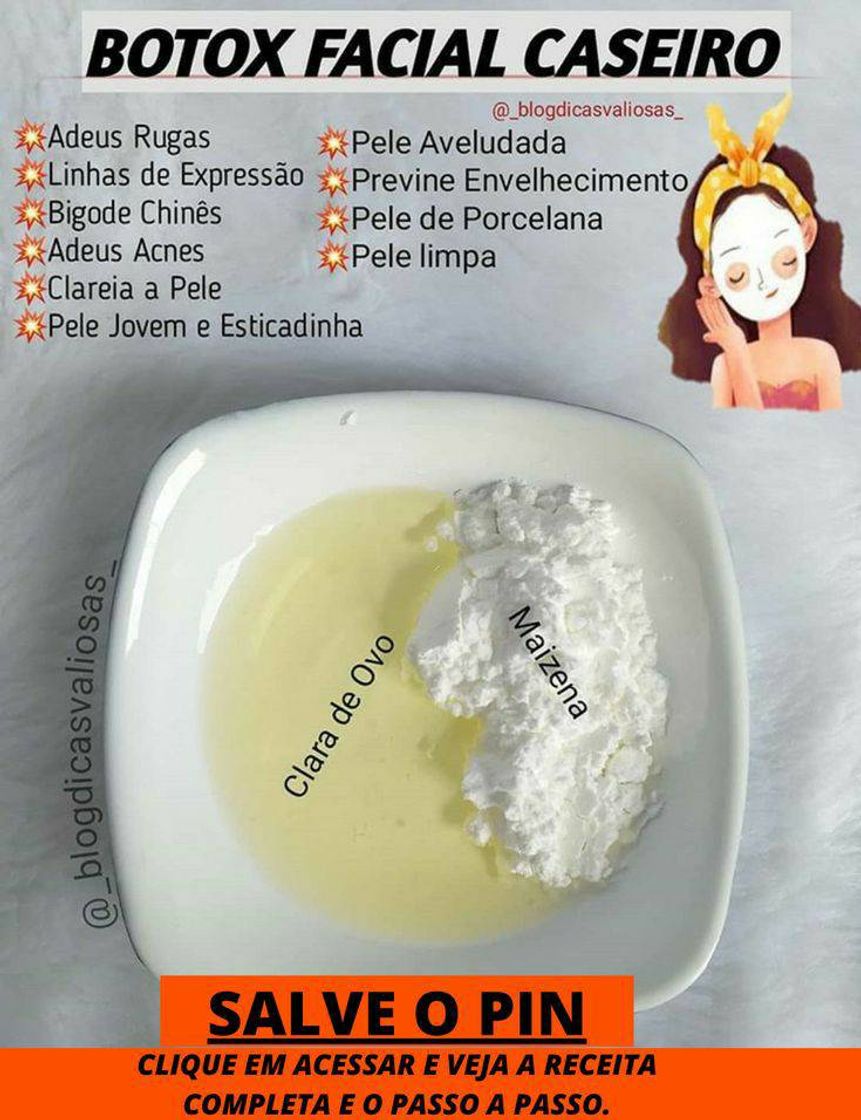 Social Botox facial caseiro 