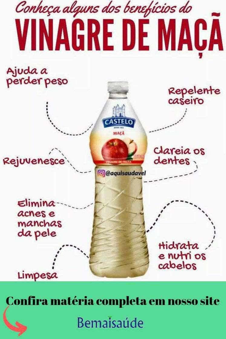 Moda Benefícios do vinagre de maça