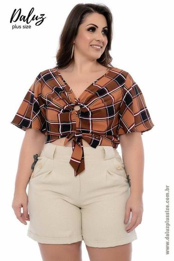 Croped plus size