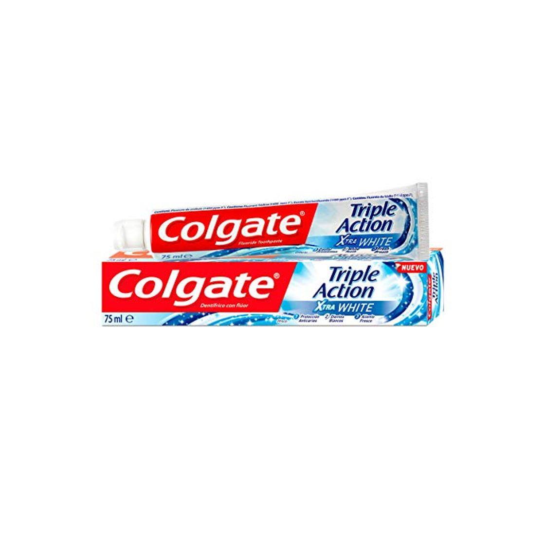 Belleza Pasta de Dientes Triple Acción Blanqueante Colgate 75ml