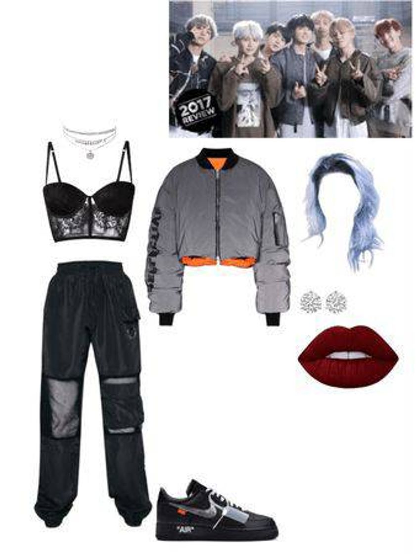 Moda BTS 8TH inspired outfit - Mic drop 