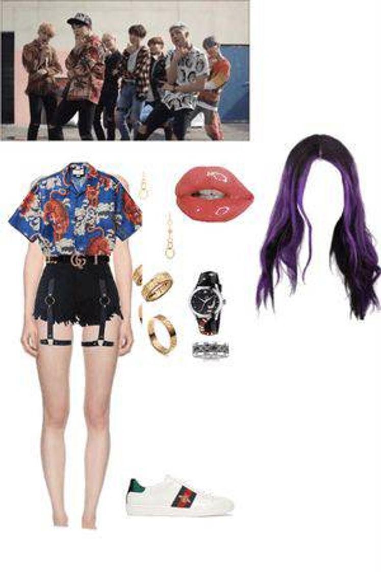 Moda BTS 8th member inspired outfit - Fire