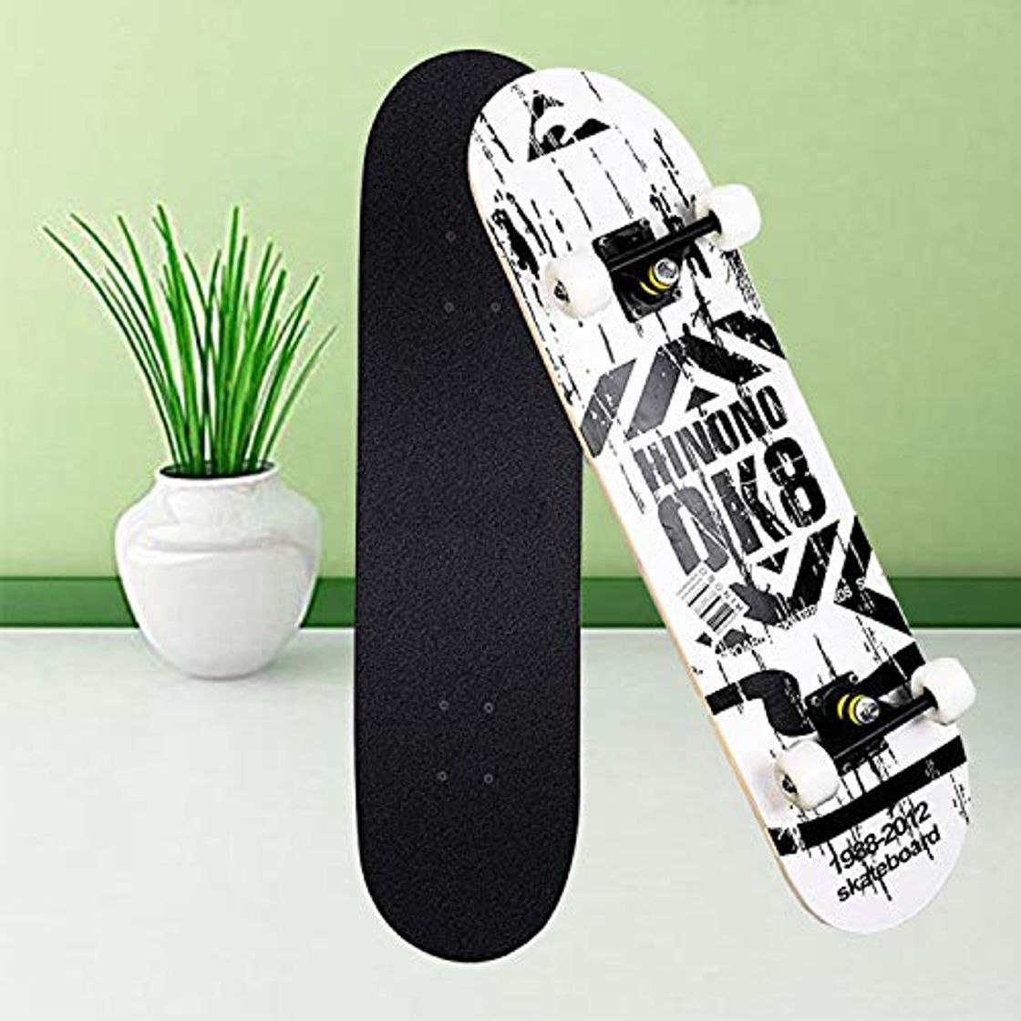 Social Aceshion - Tabla de skate para adultos y adolescentes