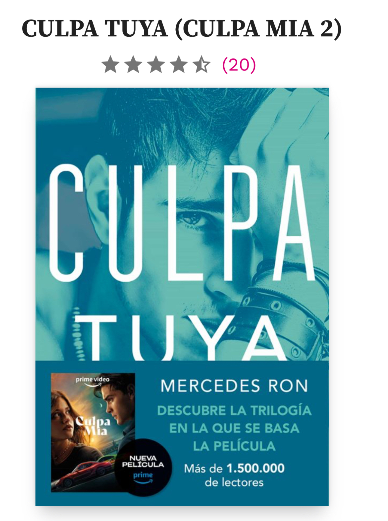 Book Culpa tuya 