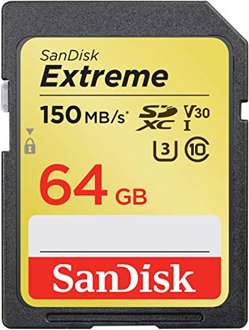 Electrónica SanDisk Extreme 64GB SDXC Memory Card up to 150MB/s