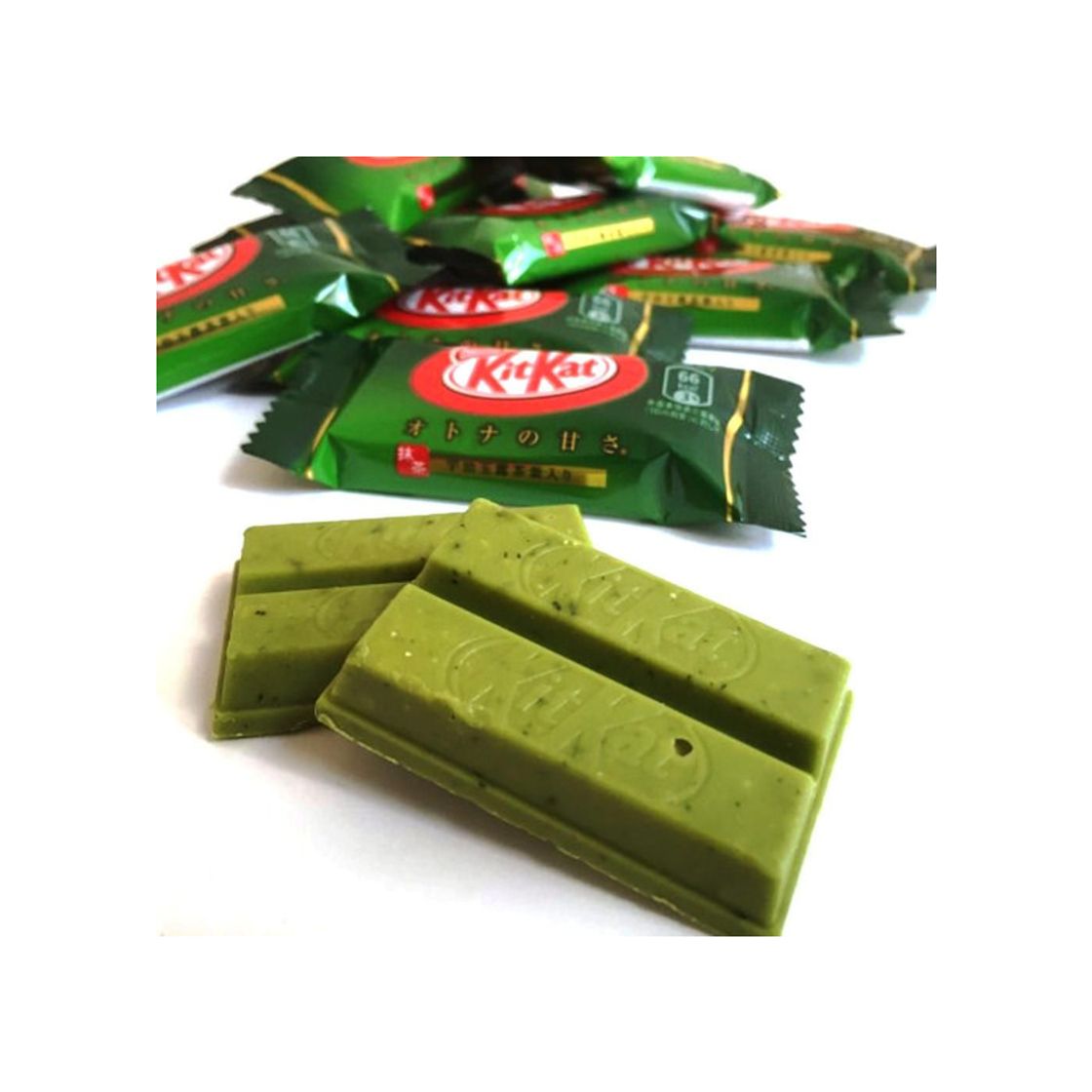 Productos Japanese Kitkat - Matcha green tea flavor mini 12 pcs. Chocolate bar