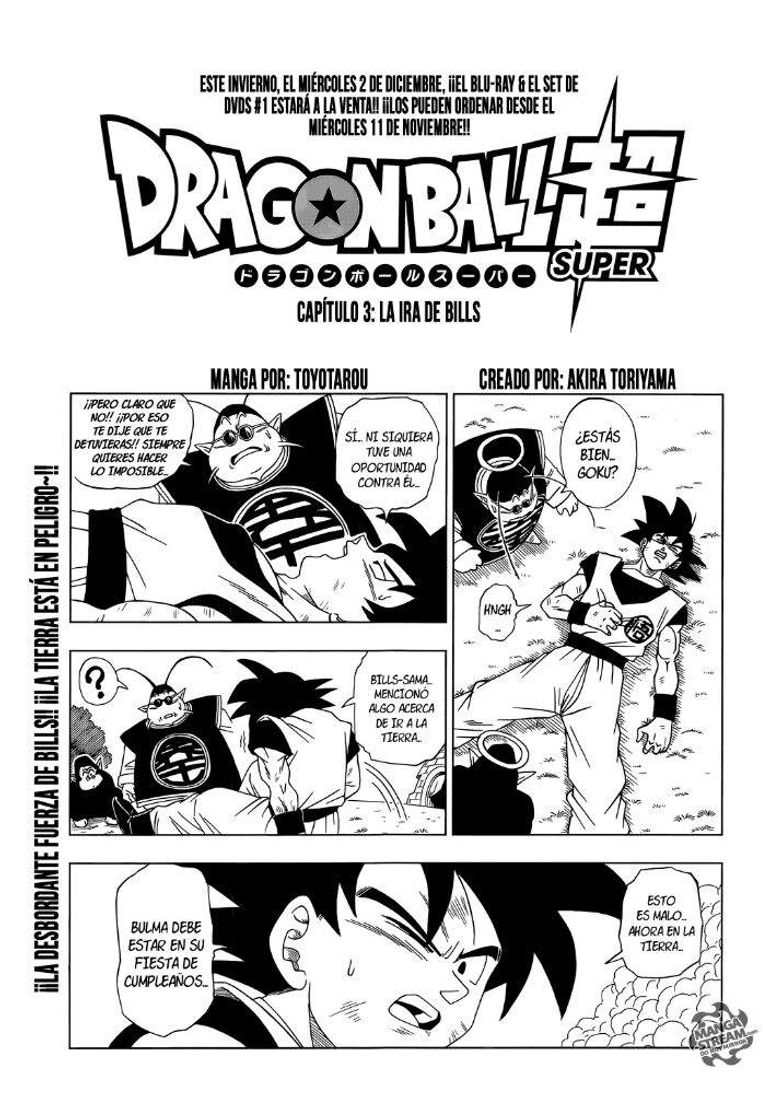 Moda DRAGON BALL SUPER MANGA 3 ESPAÑOL