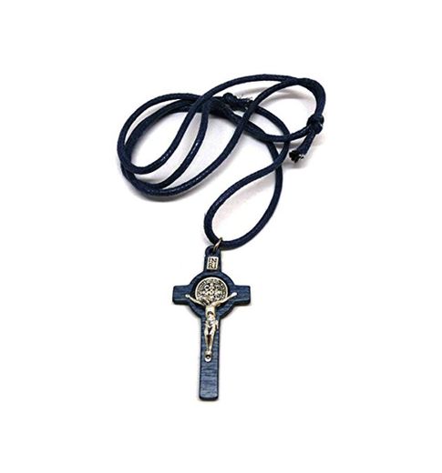 GTBITALY 10.740.90 - Collar con colgante con cruz de San Benito de