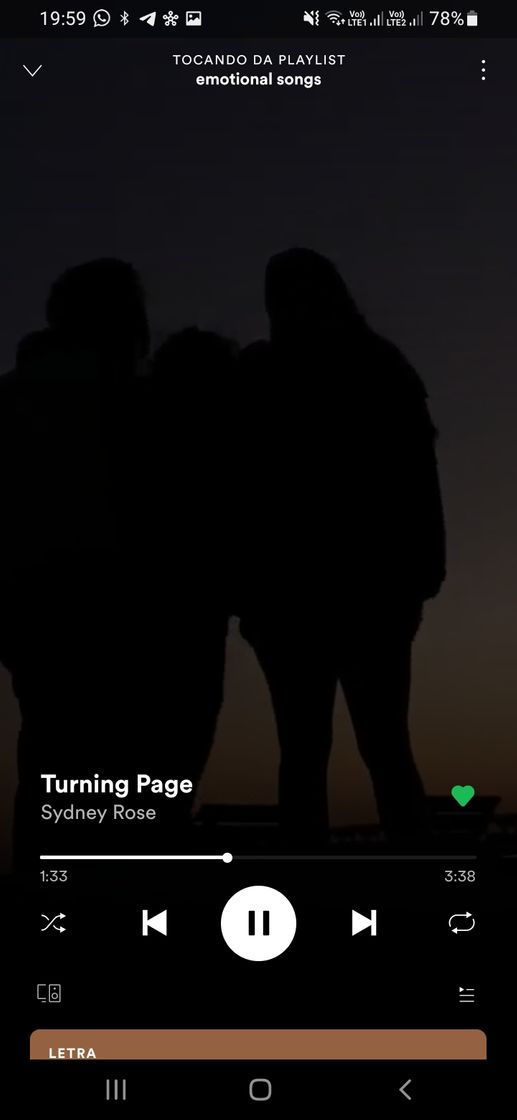 Canciones "Turning Page" Sydney Rose