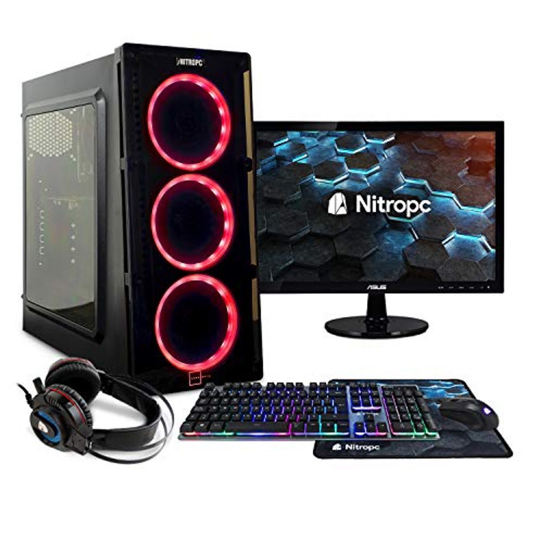 Product NITROPC - PC Gaming Pack Bronze Rebajas | PC Gamer (CPU Ryzen