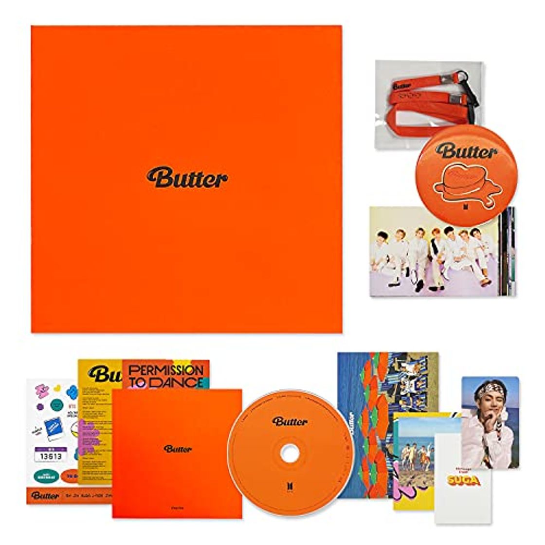 Product BTS Album BUTTER - [ Peaches Ver. ] CD-R