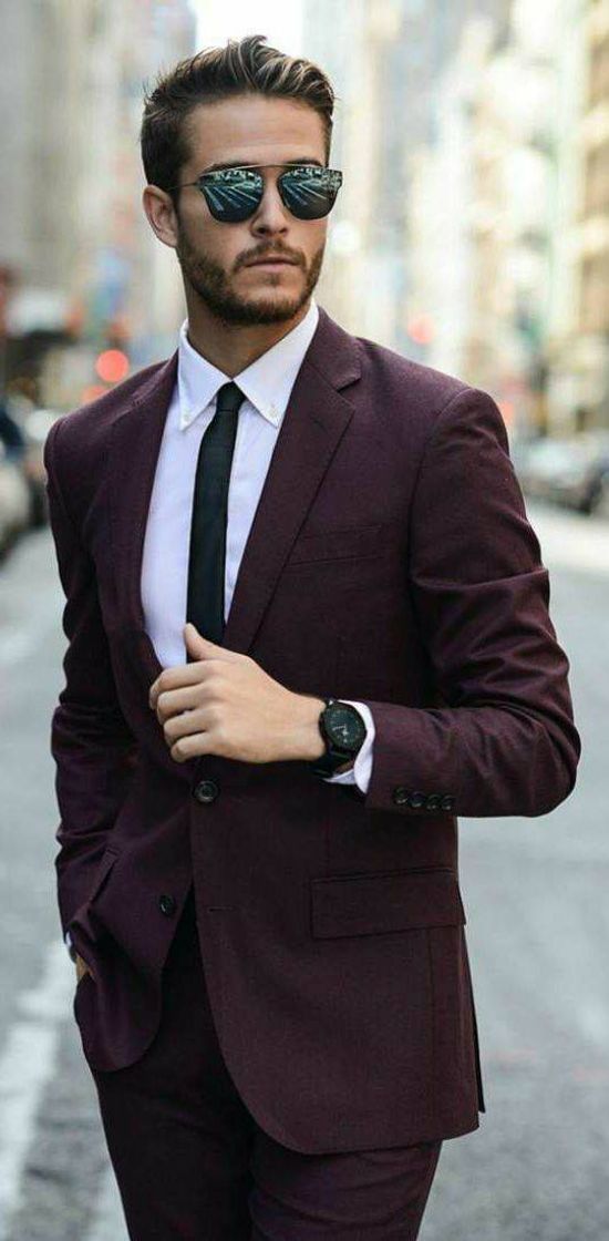 Moda Blazer Modern Wine