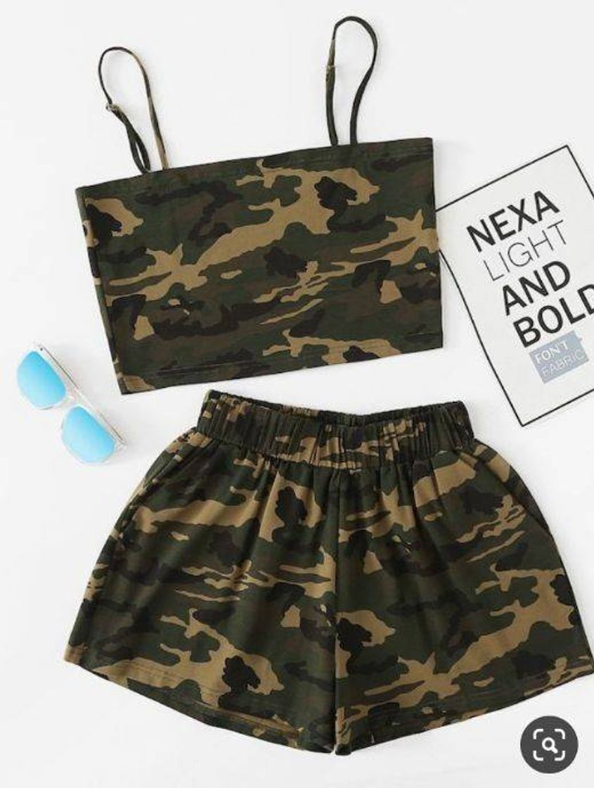 Moda Amo conjunto do exército e vocês