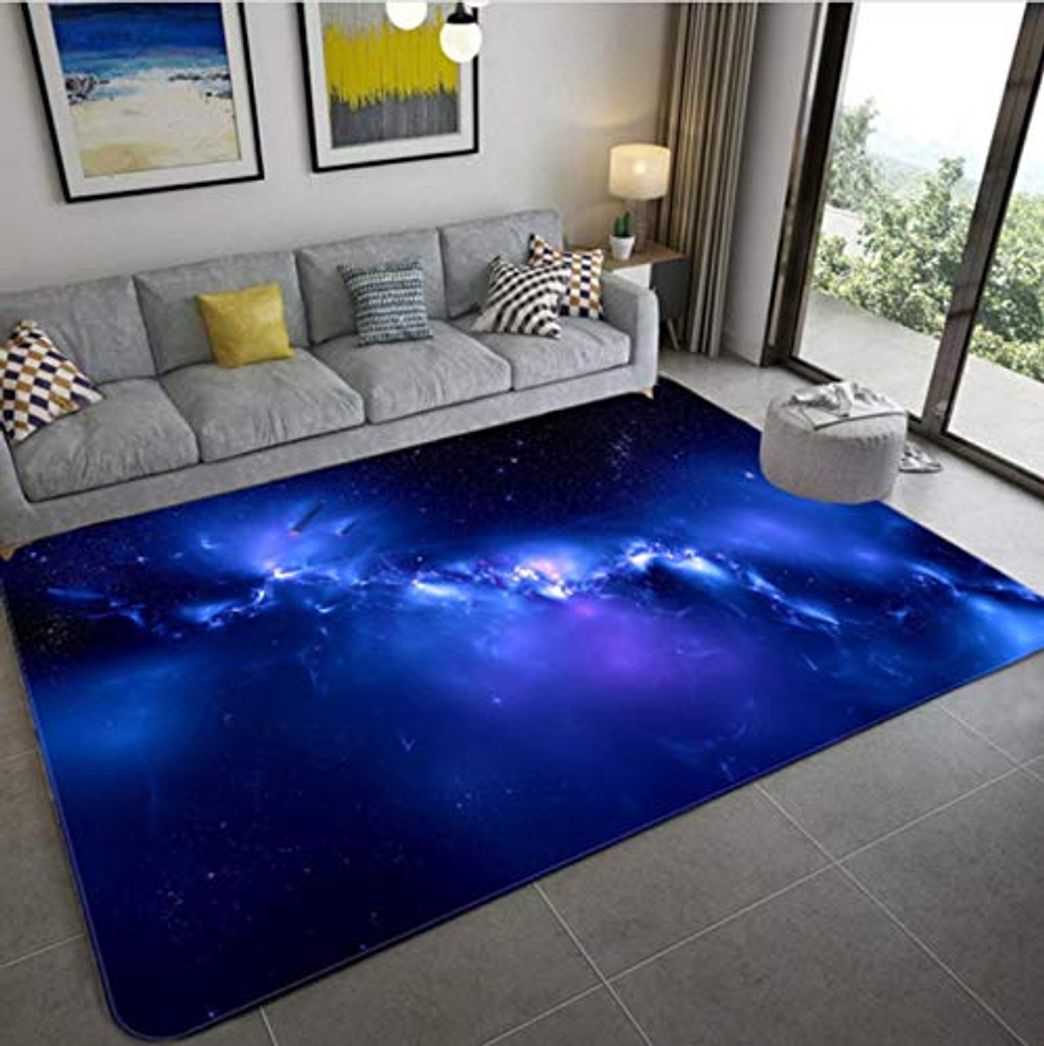 Producto Haiqings Galaxy Space Stars Pattern Carpets For Living Room Bedroom Area Rug Kids Room Play Mat Soft Flannel 3D Printed Home Carpet 120x160cm