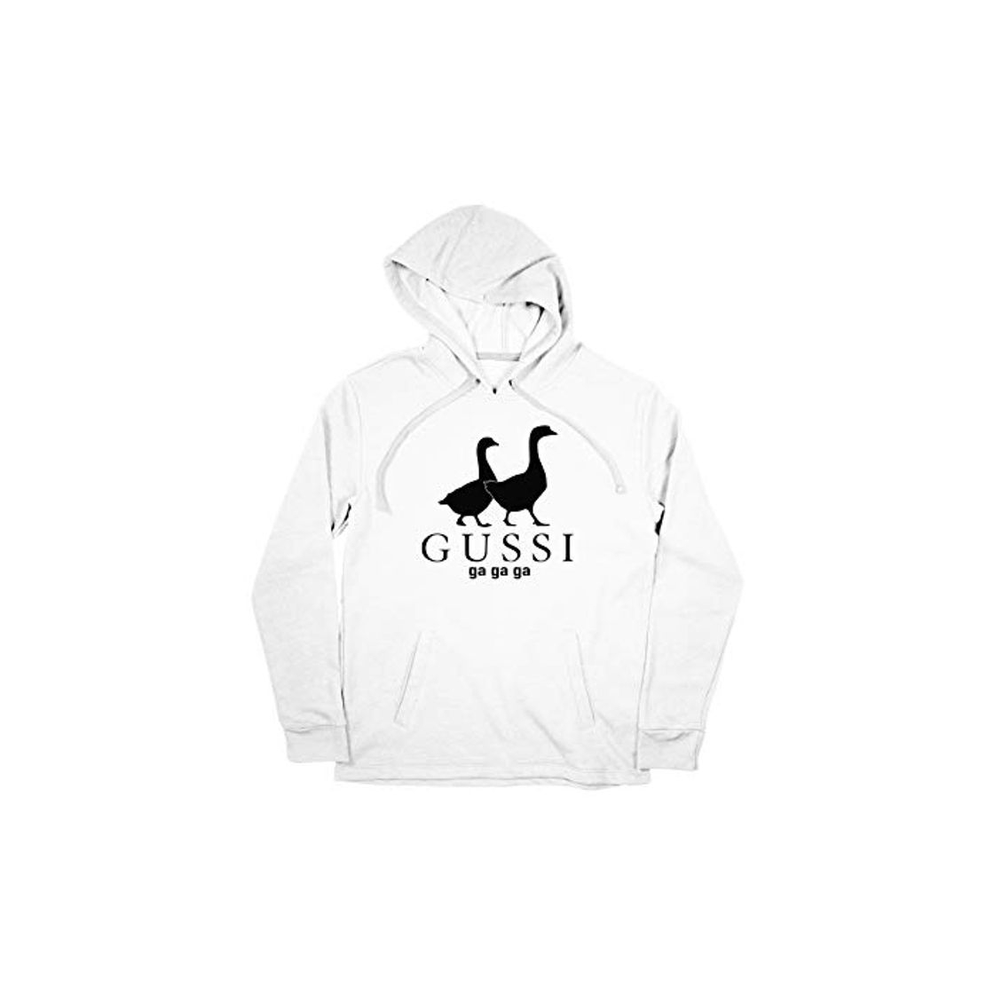Social Gussi Ga Ga Ga Two Goose Sudadera Blanca Unisex Size XL