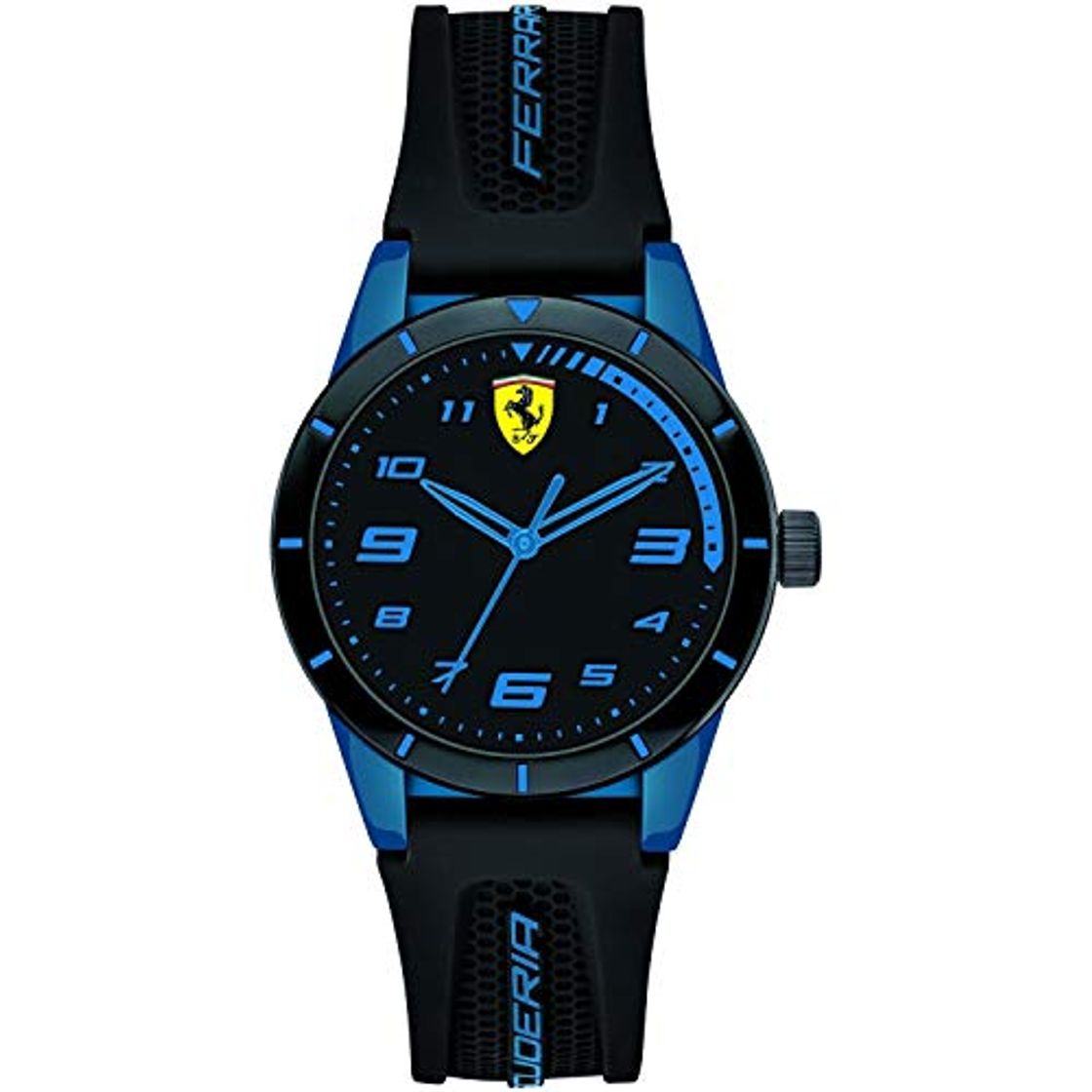 Moda Ferrari Reloj Analógico para Hombre de Cuarzo con Correa en Nylon 830622