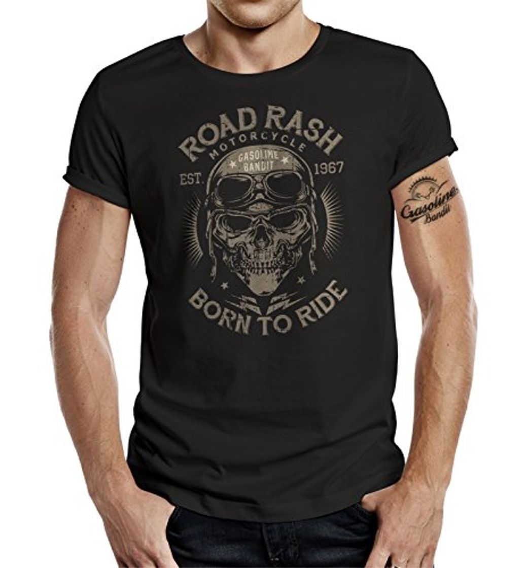 Product Gasoline Bandit Original Biker Racer Camiseta