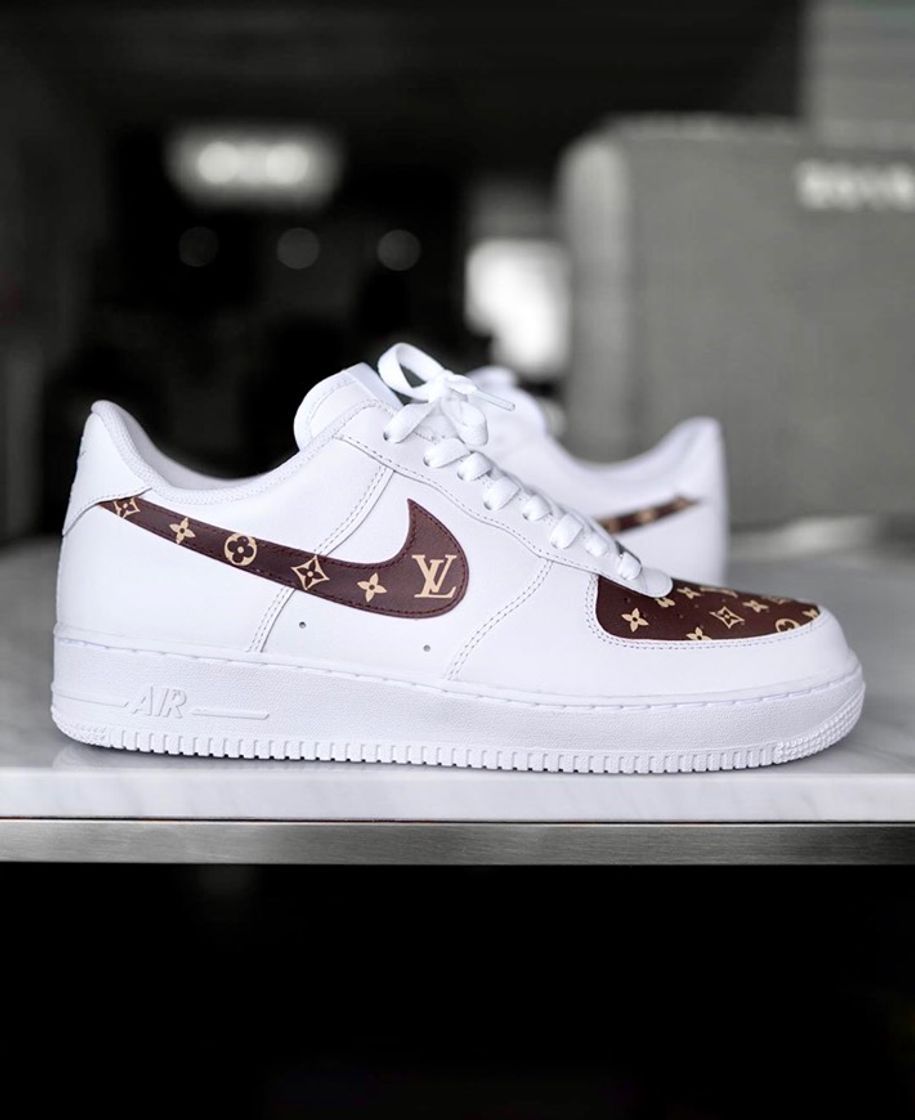 Moda NIKE air force 1 custom x LV 