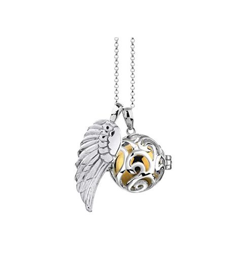 Nenalina EFS-021 – Collar de plata 925 con llamador de ángeles