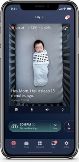 Nanit Smart Baby Monitoring System with Breathing Wear