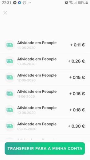 Como Cheguei nos 5 EUROS em pouco tempo pelo Peoople ...