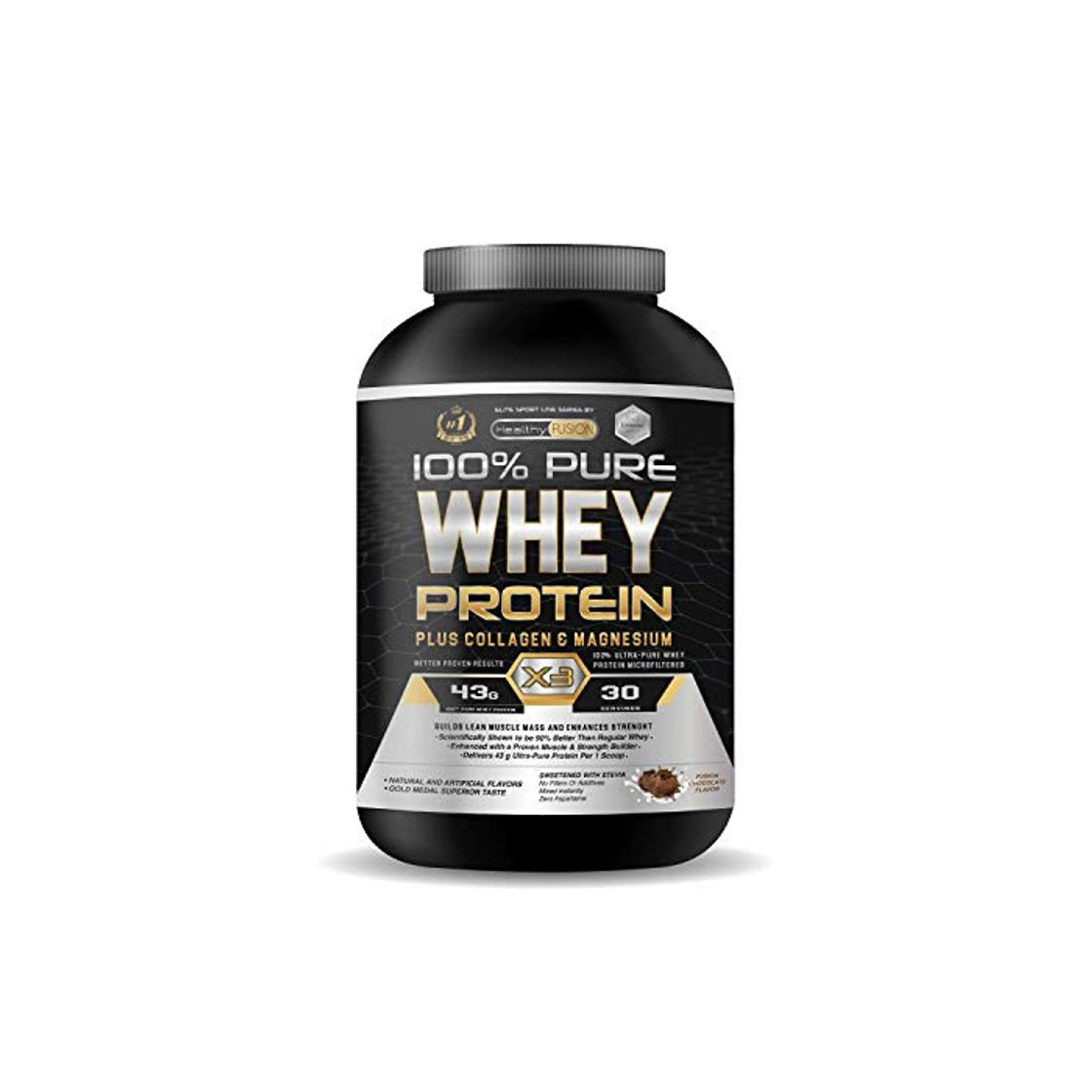 Social PURE WHEY PROTEIN X3 - Proteína 100% Pura con Colágeno