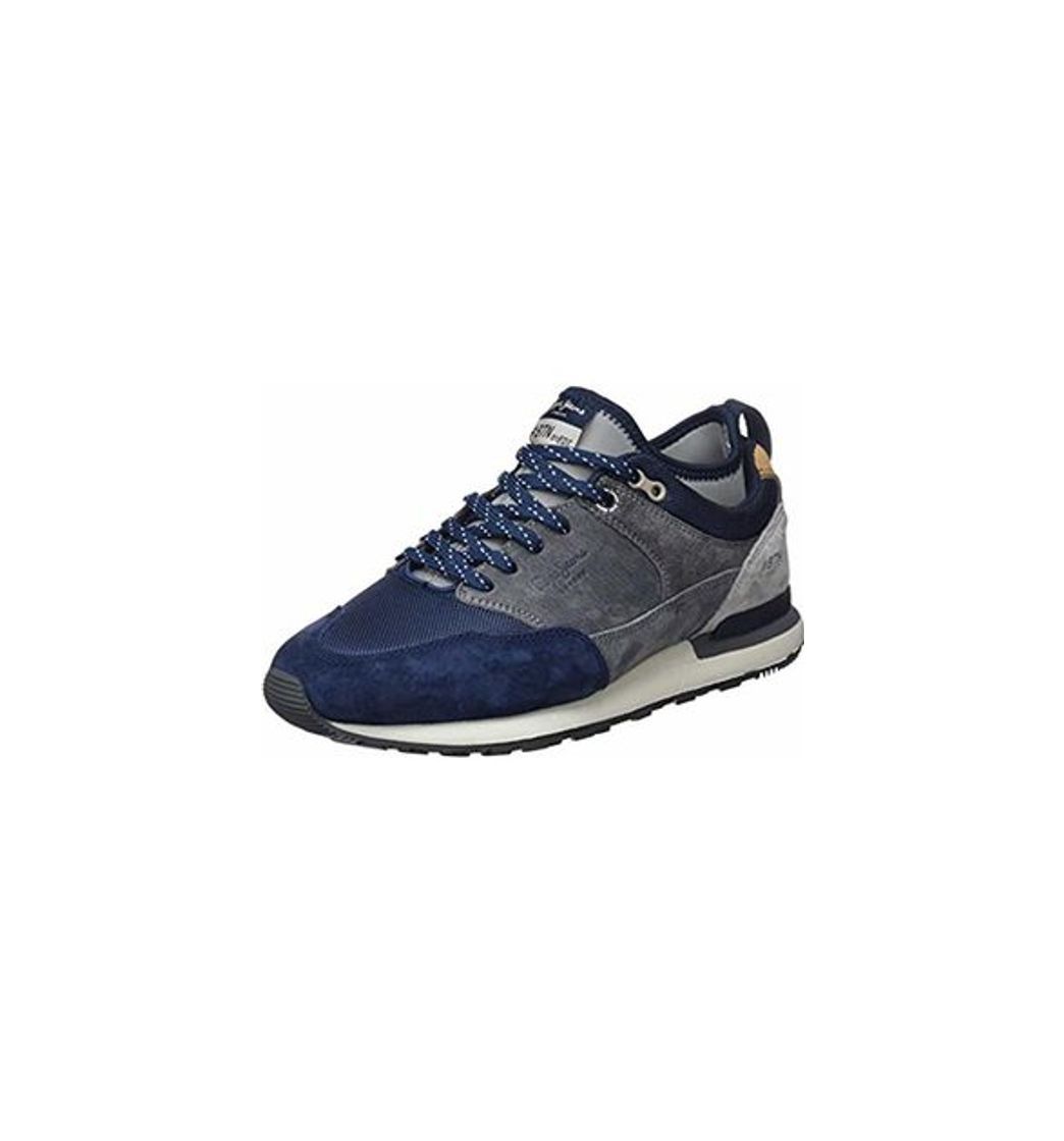 Fashion Pepe Jeans London Btn Treck LTH Pack, Zapatillas para Hombre, Marrón