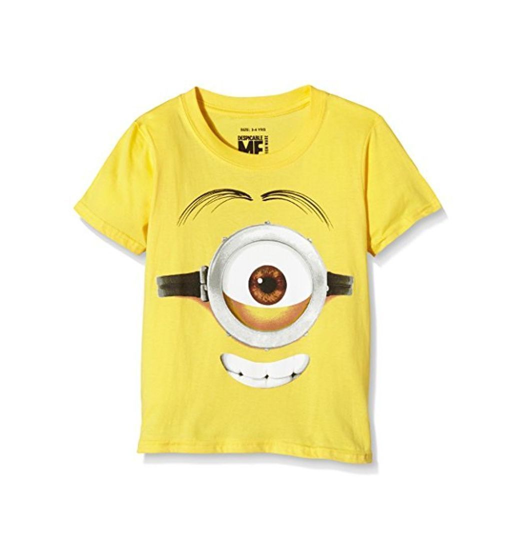 Producto Minions Stuart Face Top, Amarillo