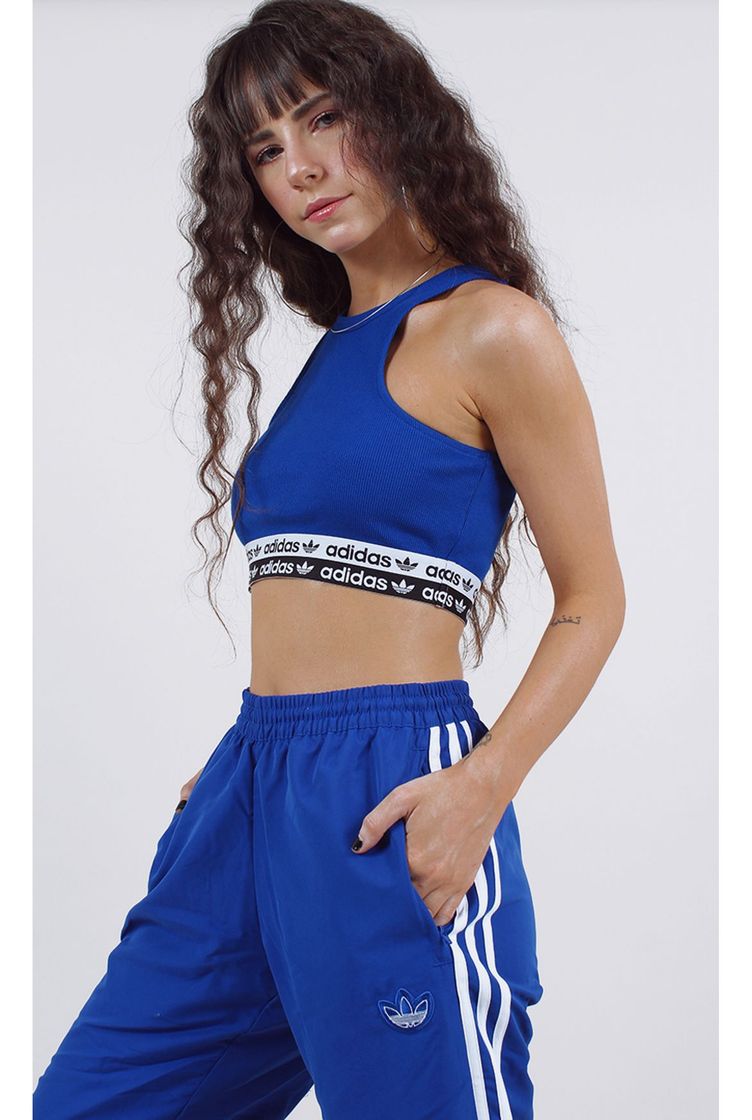 Fashion top cropped adidas azul - Fashion Closet 