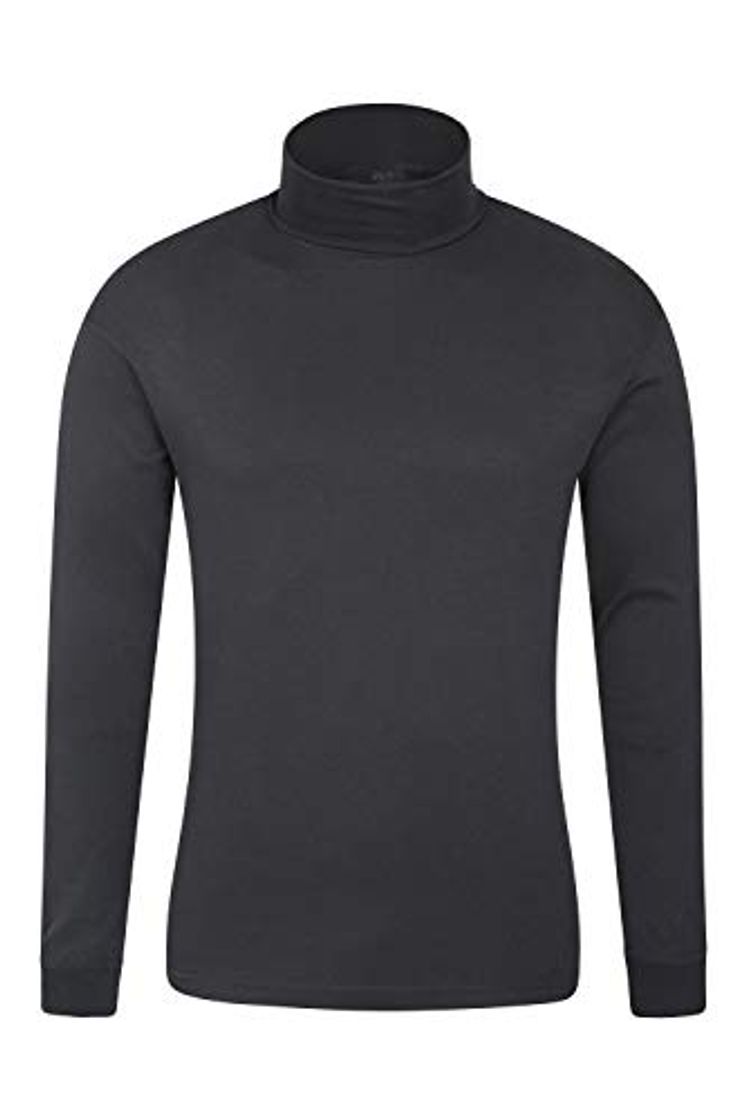 Moda Mountain Warehouse Camiseta térmica Interior Meribel para Hombre - 100% algodón Peinado