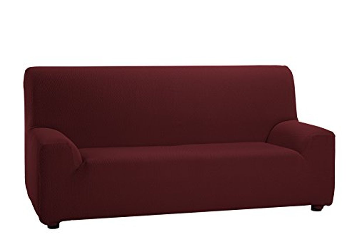 Martina Home Tunez - Funda elástica para sofá, Burdeos, 1 Plaza