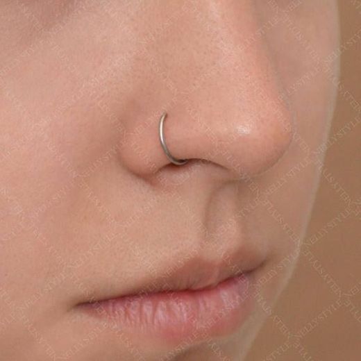 NOSE ARGOLA - faça com um profissional do piercing 😻