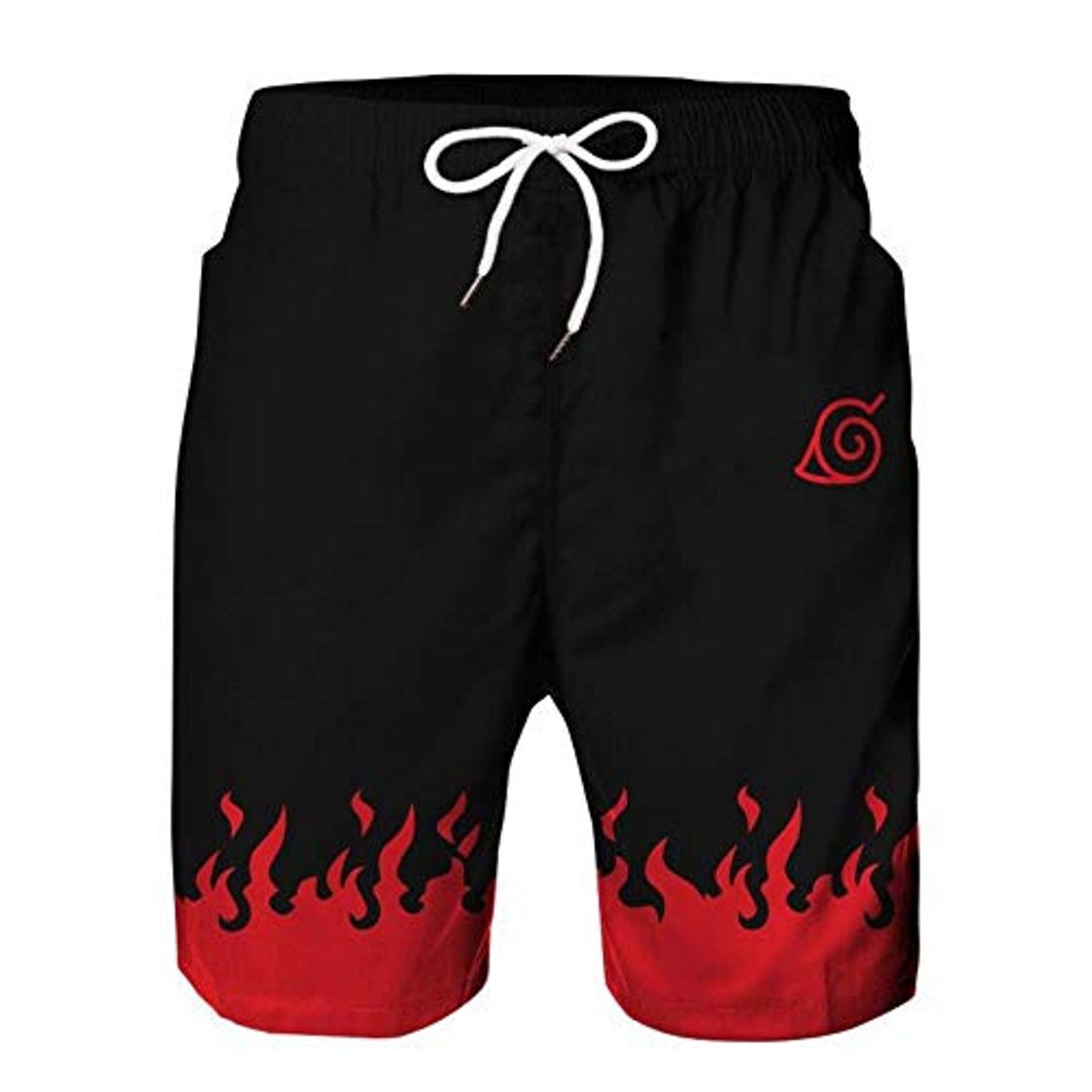 Moda Boyyu 1PCS Pantalones Cortos 3D Anime Naruto Short Pants Shorts 3D De Playa para Hombre Cortos Sport Deporte Verano Tallas Grandes L