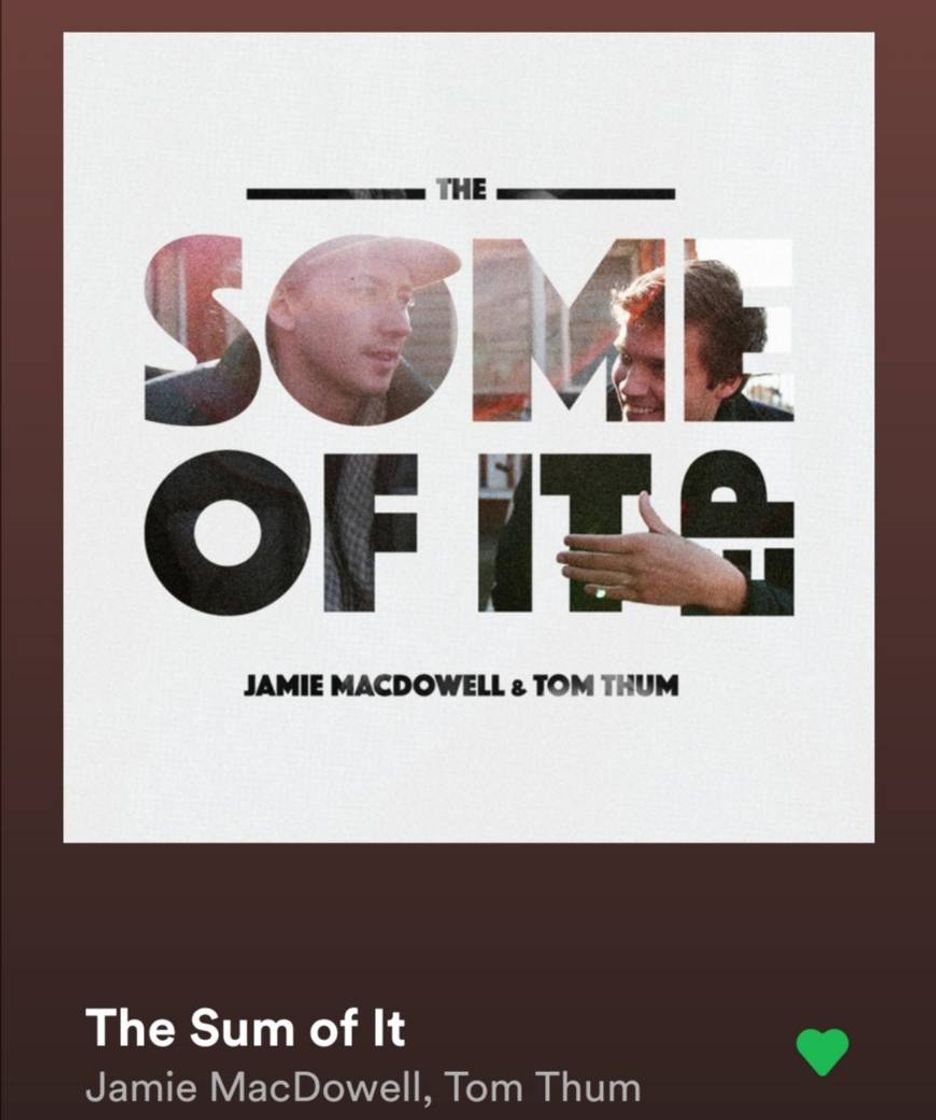 Canción The Sum of It