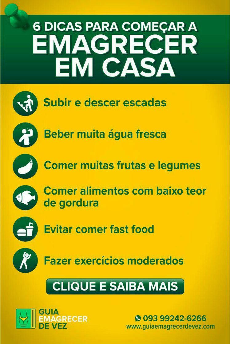 Moda 6 dicas pra emagrecer