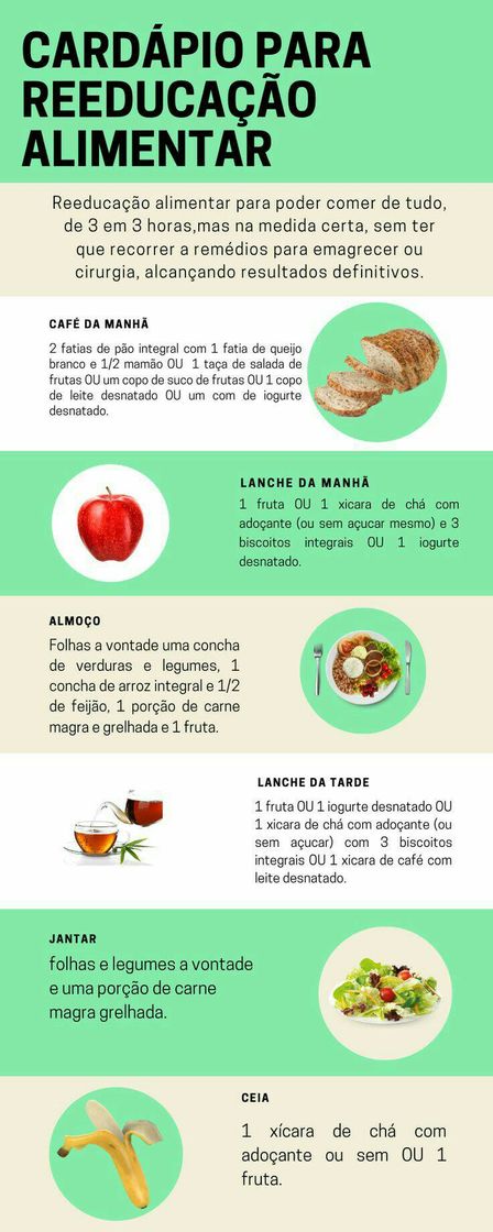 Moda Redução alimentar dicas 