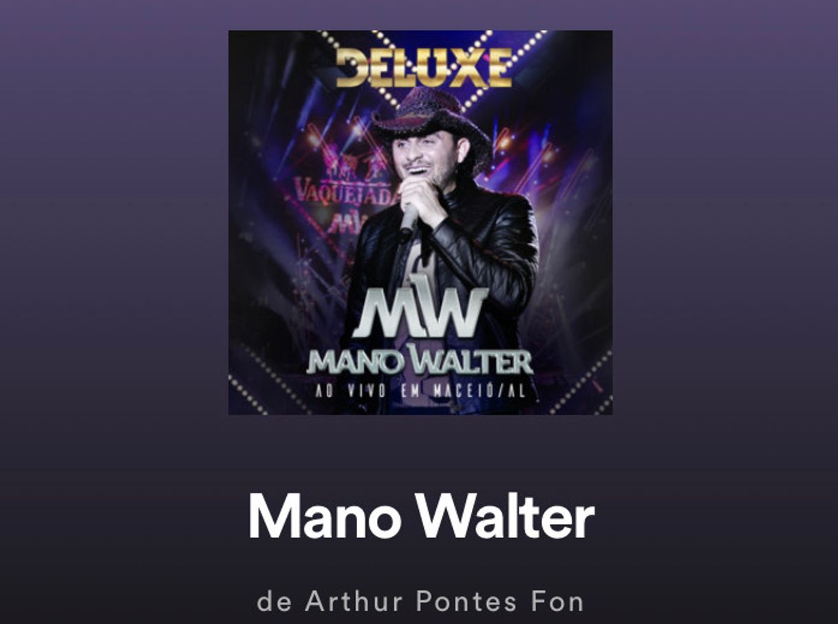 Canción Mano Walter Em Maceió