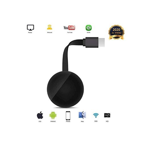 Display dongle WiFi HDMI 1080P Receptor de Pantalla inalámbrico Compatible con Miracast