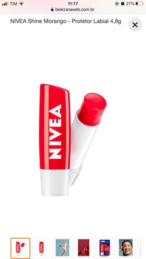 Protetor Labial NIVEA Shine 