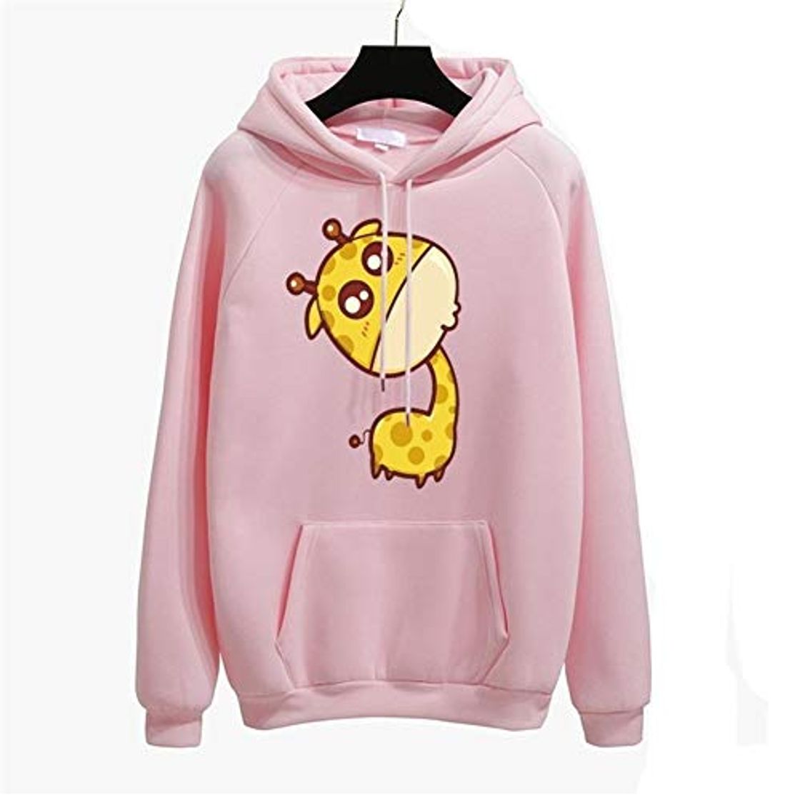 Social NO BRAND Jirafa linda Imprimir Escudo de Harajuku sudaderas oficina de las