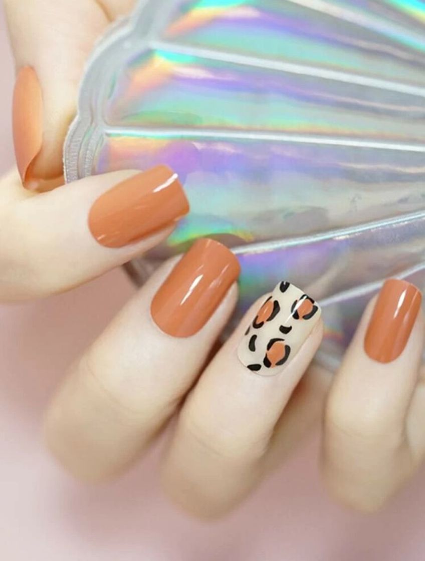 Moda Uñas con diseño de leopardo 🐆