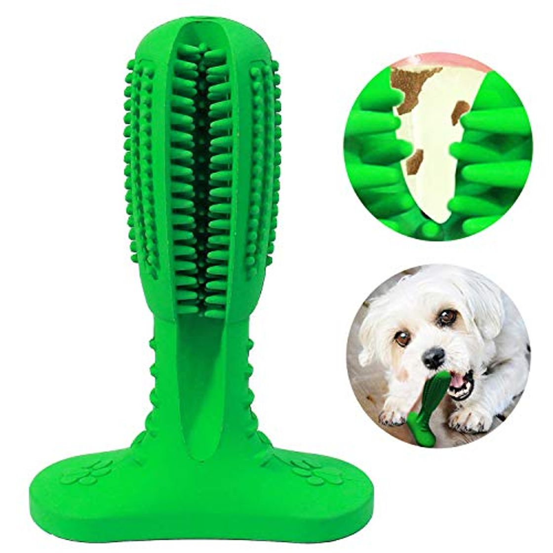 Product Vivi Bear Dog Cepillo de Dientes Palo de alimento masticable Juguetes Menta