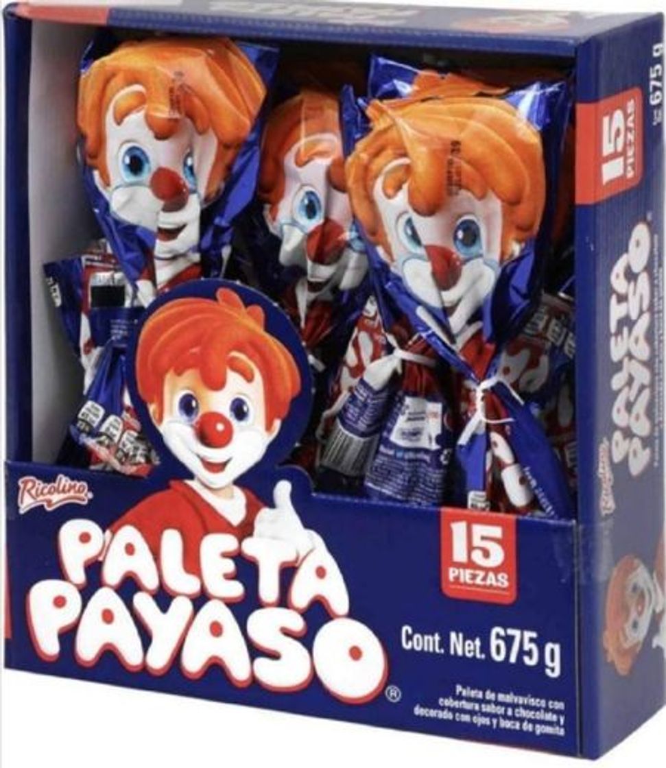 Fashion 💠 PALETA PAYASO RICOLINO PAQUETE GRANDE CON 15 PIEZAS SNACK