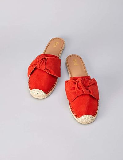 find. Bow Mule Leather Espadrille Sandalias Punta Cerrada