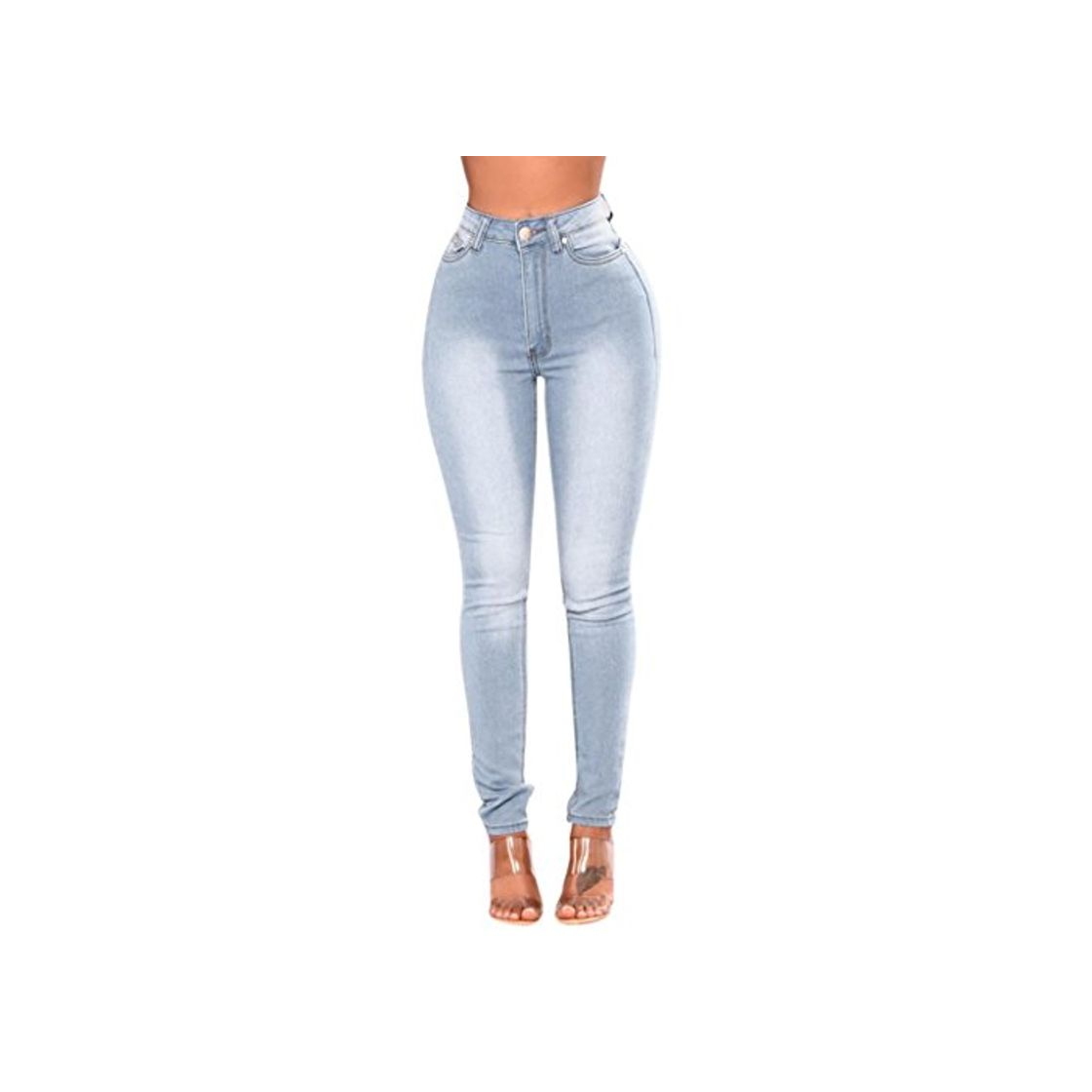 Social LHWY Vaqueros Push Up Skinny Pantalones Mujer, Vaqueros Levanta Cola Cintura Alta