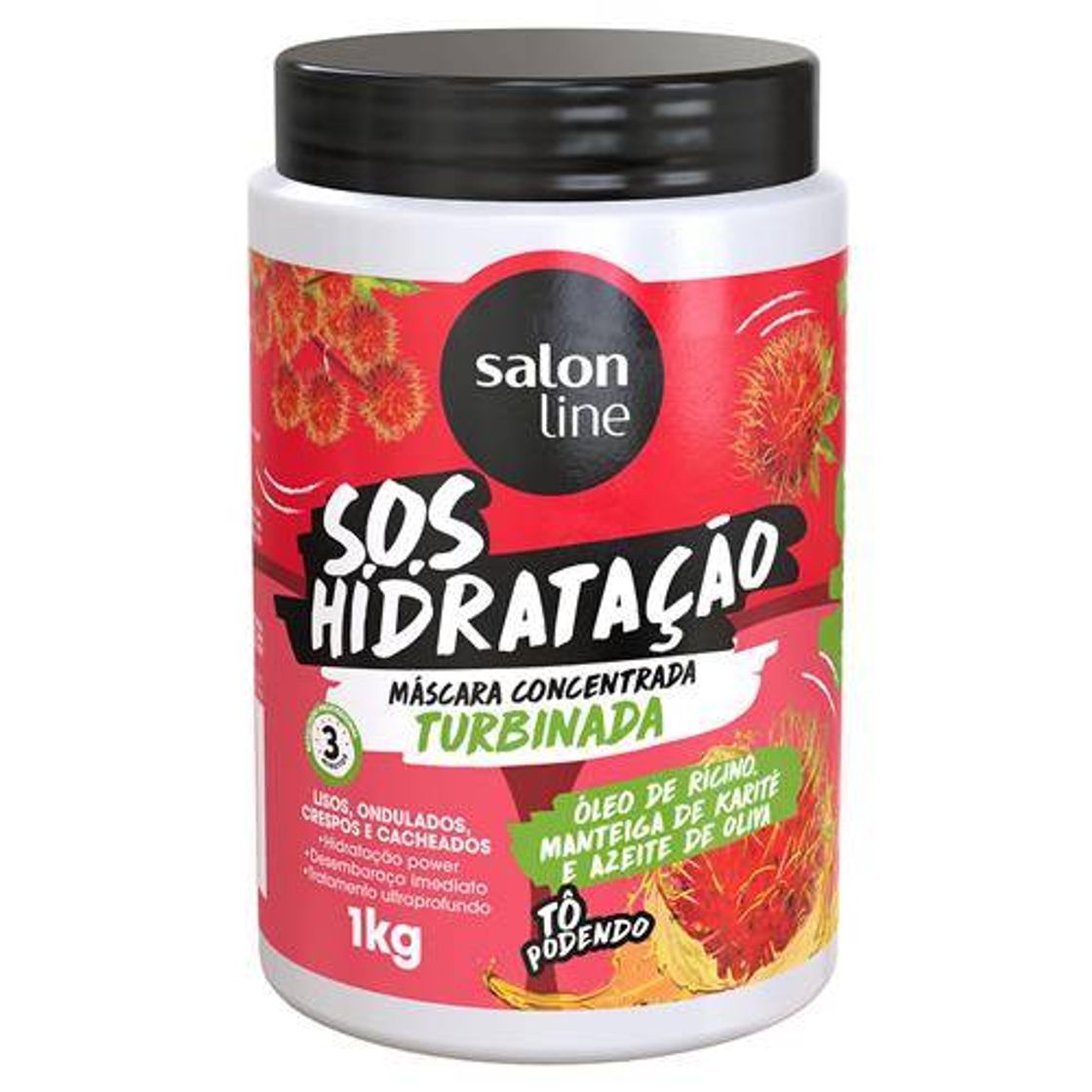 Moda Máscara S.O.S Hidratação Turbinada Salon Line 1kg -