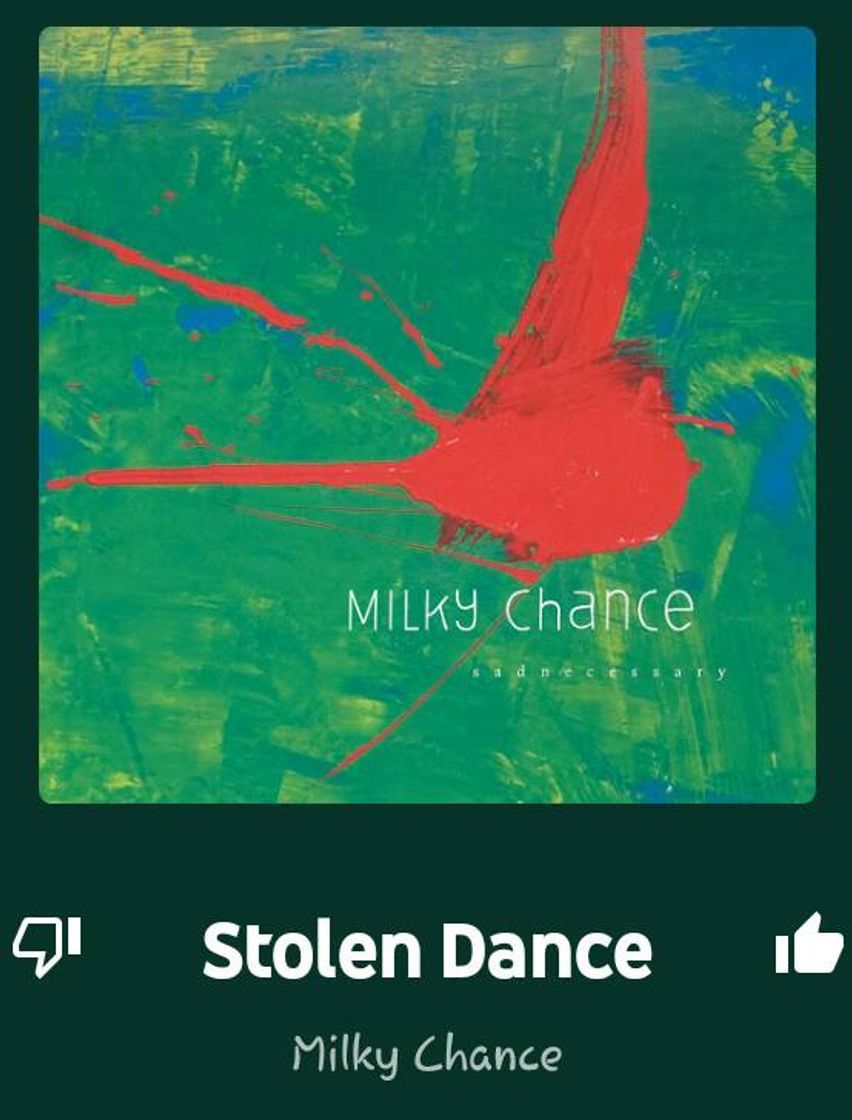 Canción Stolen Dance - Milky Chance