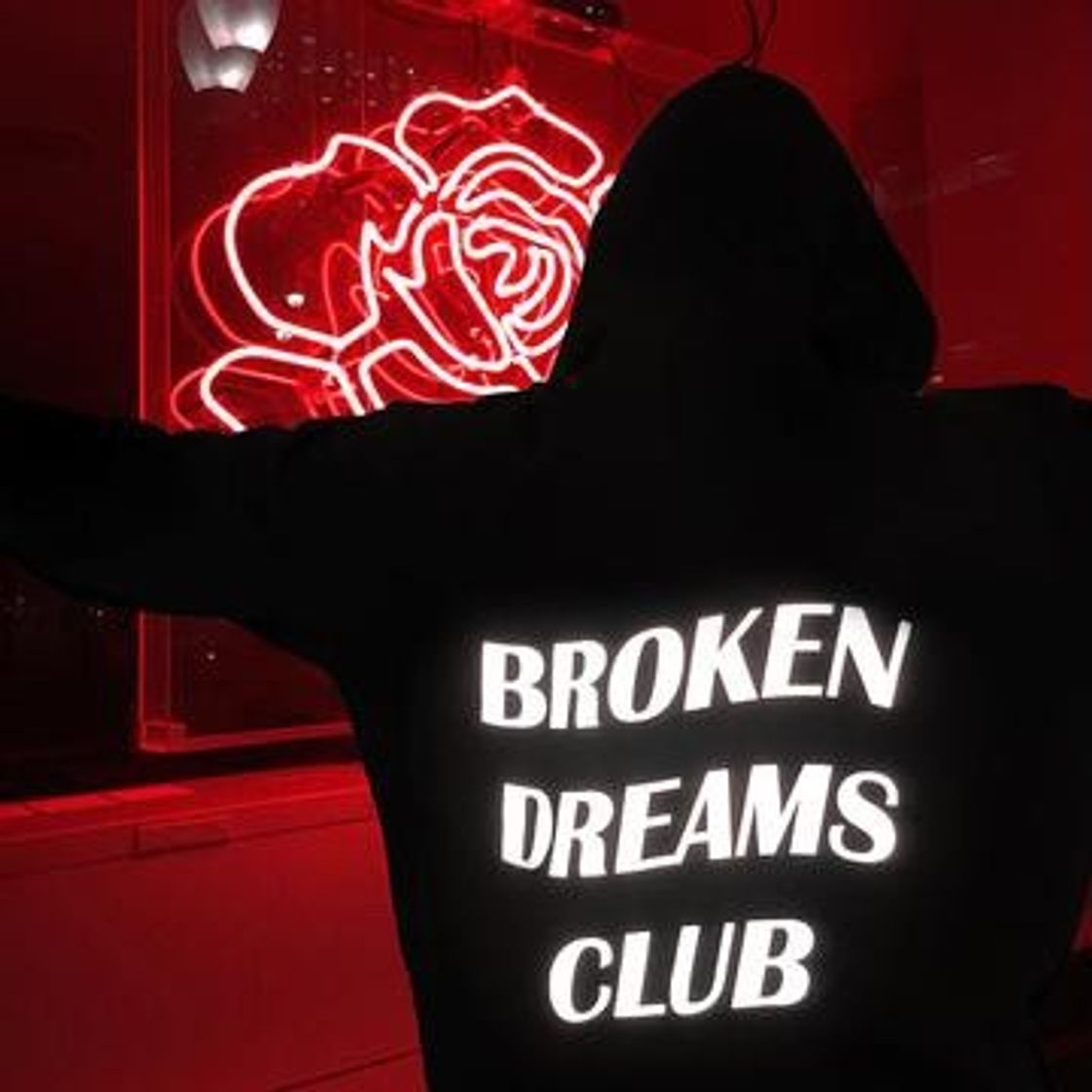 Fashion Broken Dreams Club Reflective Hoodie