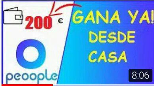 Ganar dinero con peoople! - YouTube